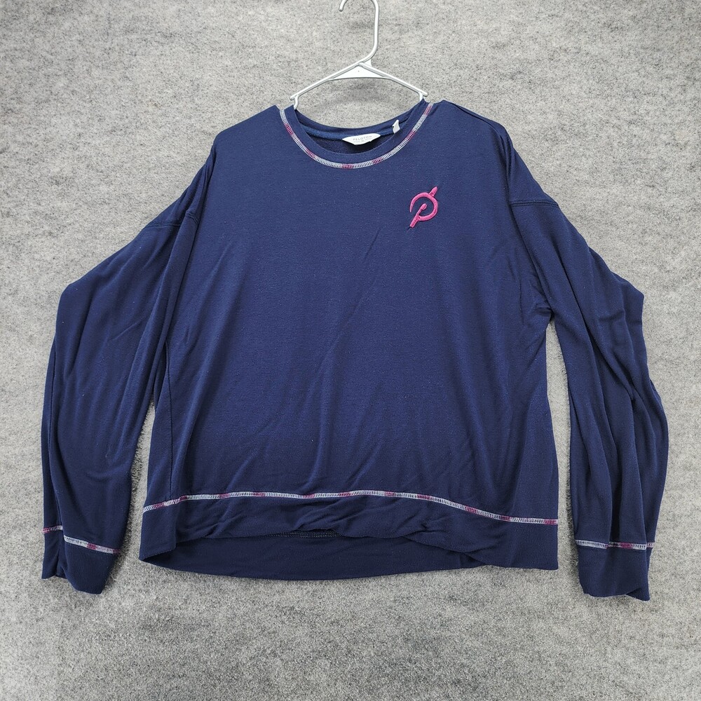 Peleton Shirt Womens XL Long Sleeve Blue
